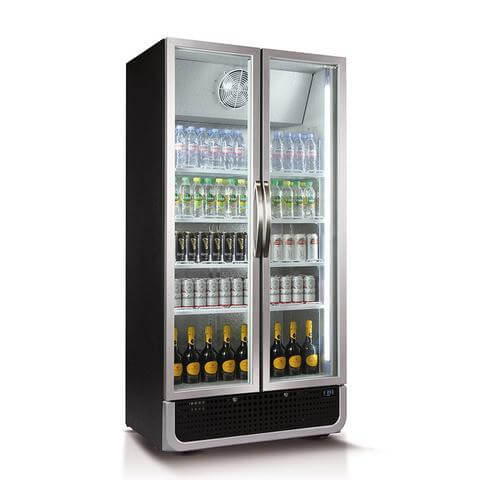 Husky 728L Vertical Glass Door Fridge (Black) - C8PRO-H-BLK-AU-HU